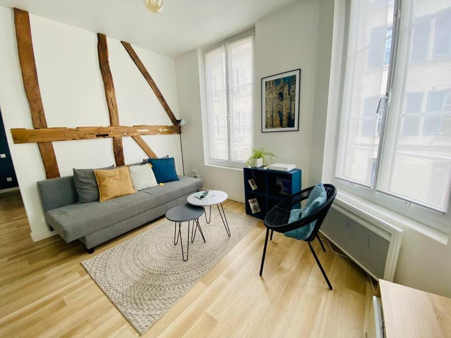 Les Beaux Arts, Appartement Au Coeur De روان المظهر الخارجي الصورة